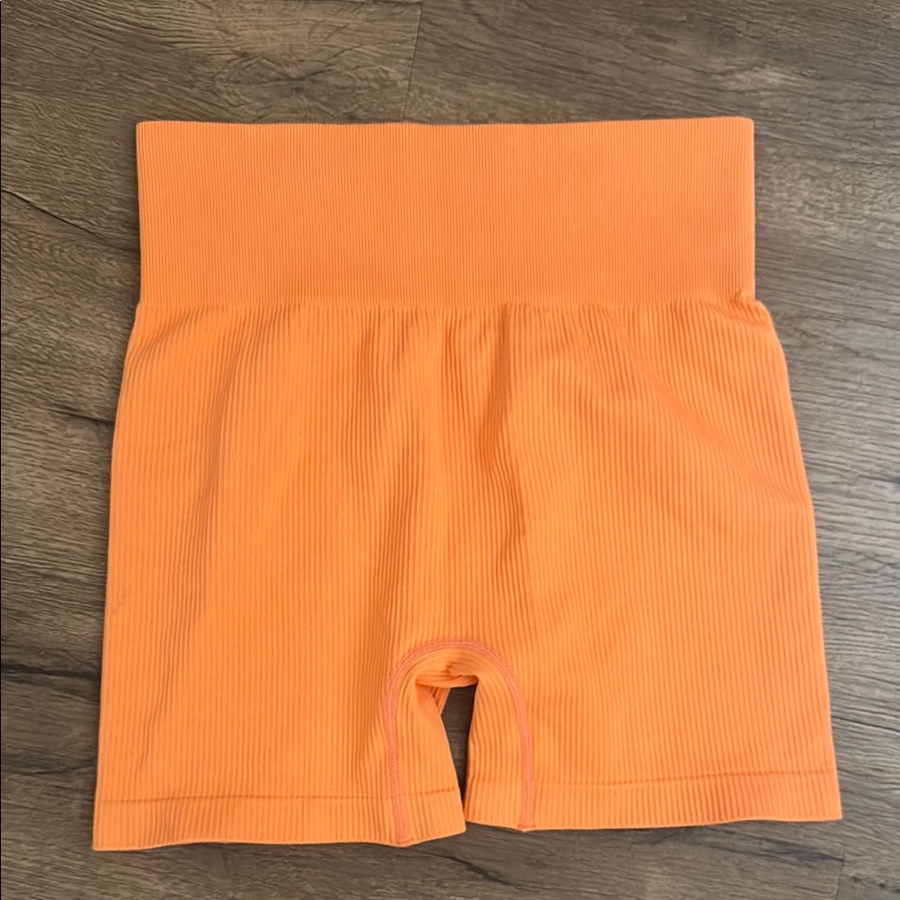 Amazon Brand Athletic Shorts  Orange
